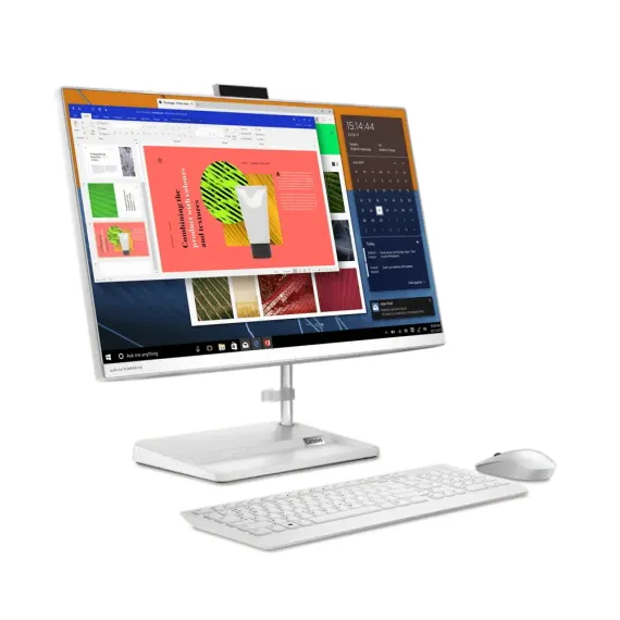 COMPUTER ALL-IN-ONE LENOVO IDEACENTRE 3 27ALC6, 27", AMD RYZEN 3 7330U, 8GB/512GB, FARA SO, ALB