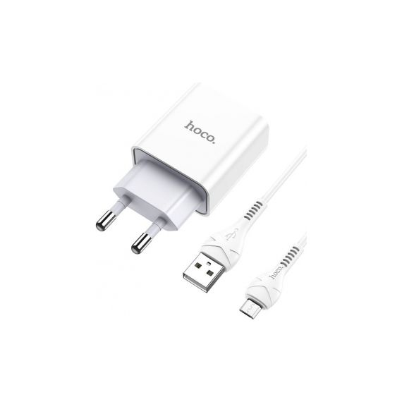 HOCO C81A + MICROUSB CABLE WHITE
