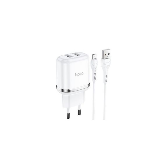 HOCO N4 + MICROUSB CABLE WHITE