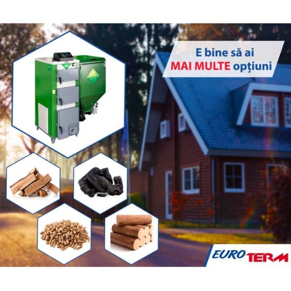 ТВЕРДОТОПЛИВНЫЙ КОТЕЛ DREWMET ECO-PRIM KOMPACT16 KW 1.5"U"