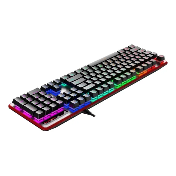 TASTATURA HAVIT KB870L, CU FIR, NEGRU