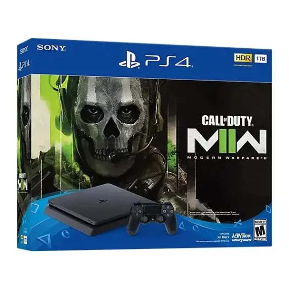 CONSOLA DE JOCURI SONY PLAYSTATION 4 SLIM, NEGRU, "CALL OF DUTY: MODERN WARFARE II"