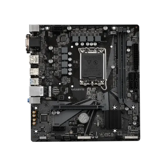 МАТЕРИНСКАЯ ПЛАТА GIGABYTE H610M S2H V2 DDR4, LGA1700, INTEL H610, MICRO-ATX