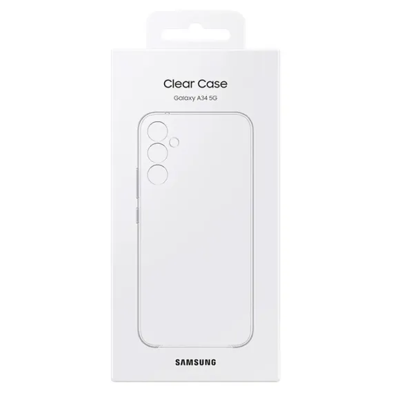 ЧЕХОЛ SAMSUNG CLEAR CASE GALAXY A34, ПРОЗРАЧНЫЙ