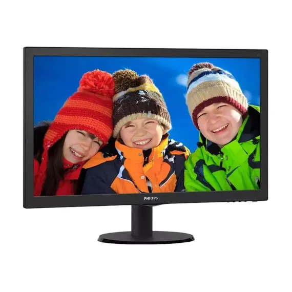 23,6" MONITOR PHILIPS 243V5QHABA, MVA 1920X1080 FHD, NEGRU
