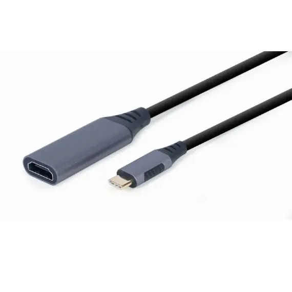 CABLU VIDEO CABLEXPERT A-USB3C-HDMI-01, USB TYPE-C (M) - HDMI, 0,15M, GRI