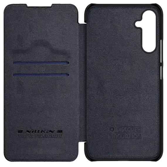 ЧЕХОЛ КНИЖКА NILLKIN GALAXY A34 - QIN LC, ЧЁРНЫЙ