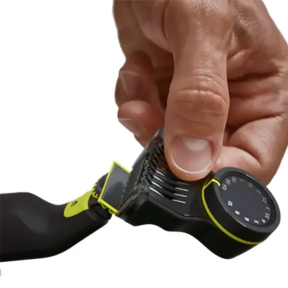 TRIMMER PENTRU BARBATI PHILIPS ONEBLADE PRO 360 QP6541/15, NEGRU | VERDE