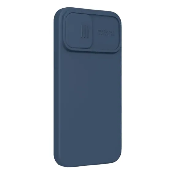 ЧЕХОЛ NILLKIN IPHONE 13 PRO MAX, CAMSHIELD SILKY SILICONE, ТЕМНО-СИНИЙ