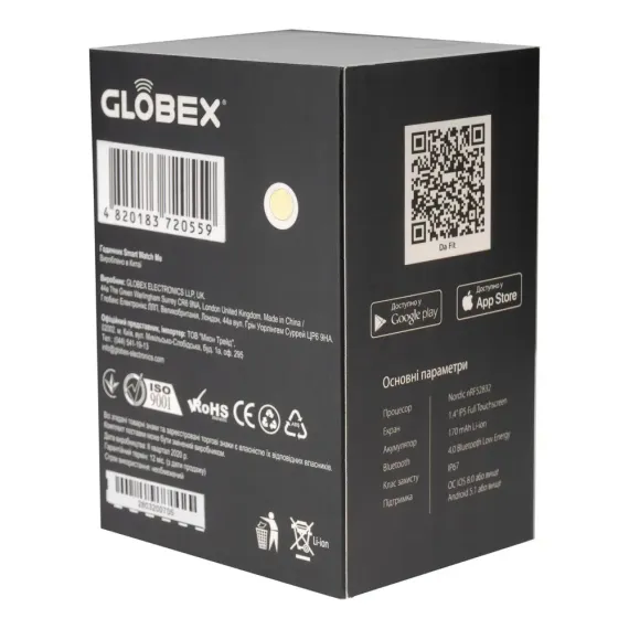 УМНЫЕ ЧАСЫ GLOBEX ME, 43ММ, ЗОЛОТИСТЫЙ