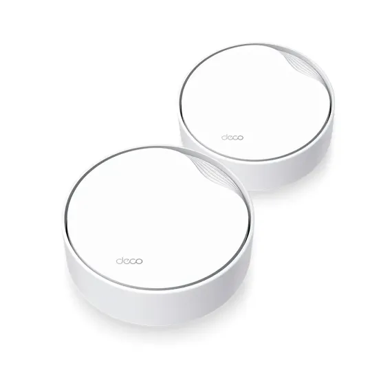 WHOLE-HOME MESH DUAL BAND WI-FI 6 SYSTEM TP-LINK, "DECO X50-POE(2-PACK)", 3000MBPS, MU-MIMO, 2.5GBPS