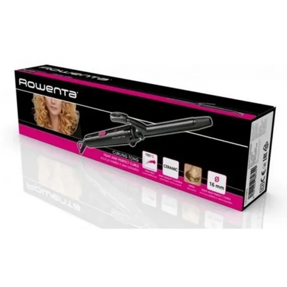 ONDULATOR DE PAR ROWENTA CURLING TONG CF2133F0, NEGRU