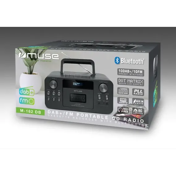 BOXA PORTABILA MUSE M-182 DB, NEGRU