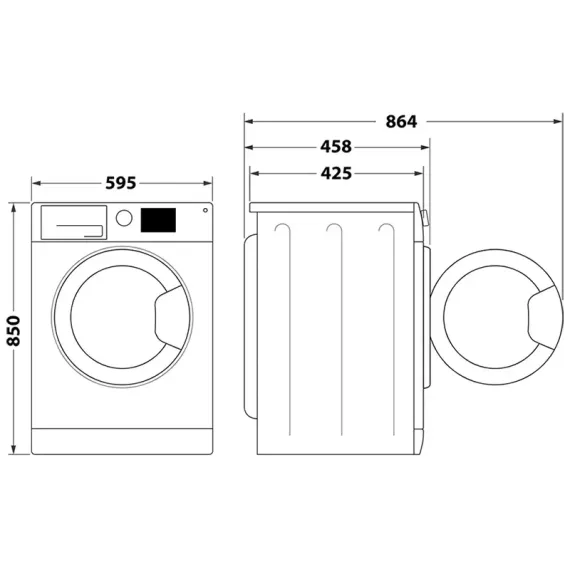 СТИРАЛЬНАЯ МАШИНА WHIRLPOOL WRBSS 6249 W EU, 6КГ, БЕЛЫЙ