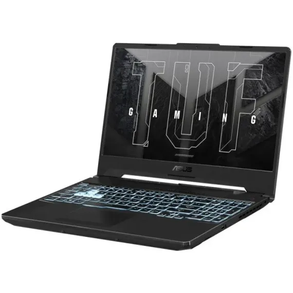ИГРОВОЙ НОУТБУК 15,6" ASUS TUF GAMING F15 FX506HF, GRAPHITE BLACK, INTEL CORE I5-11400H, 16ГБ/512ГБ, БЕЗ ОС
