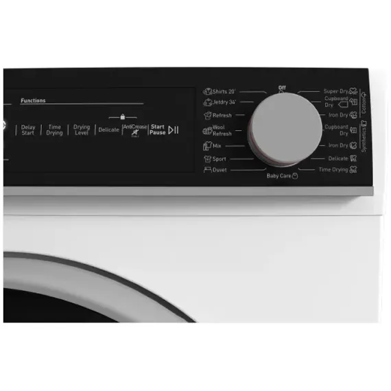 СУШИЛЬНАЯ МАШИНА SHARP KDNHH0S7GW2EE, 10КГ, БЕЛЫЙ