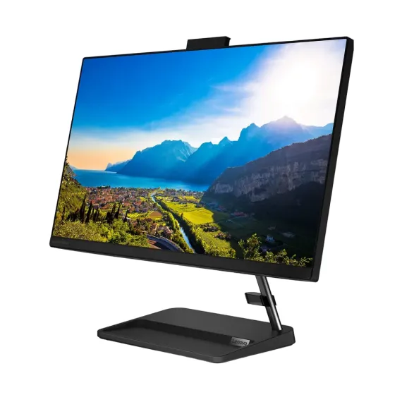COMPUTER ALL-IN-ONE LENOVO IDEACENTRE 3 27ALC6, 27", AMD RYZEN 5 7530U, 16GB/512GB, FARA SO, NEGRU
