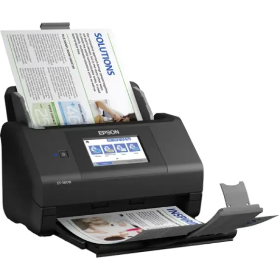 SCANER DE DOCUMENTE CU ALIMENTARE AUTOMATA EPSON WORKFORCE ES-580W, A4, NEGRU