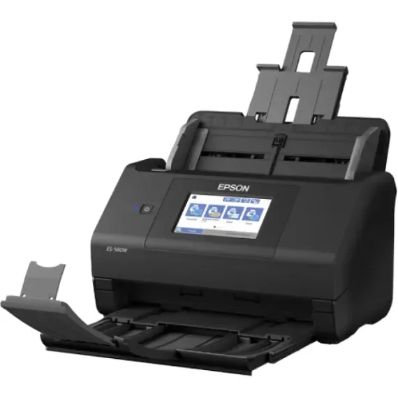 SCANER DE DOCUMENTE CU ALIMENTARE AUTOMATA EPSON WORKFORCE ES-580W, A4, NEGRU