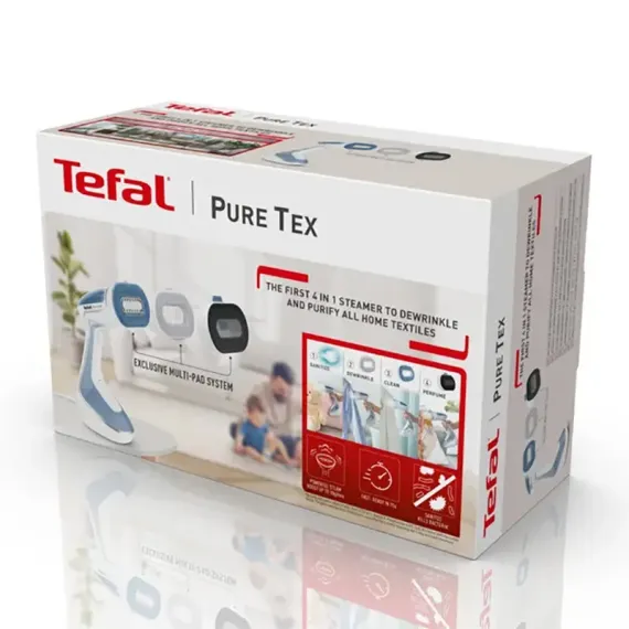 РУЧНОЙ ОТПАРИВАТЕЛЬ TEFAL DT9531E0, ГОЛУБОЙ | БЕЛЫЙ