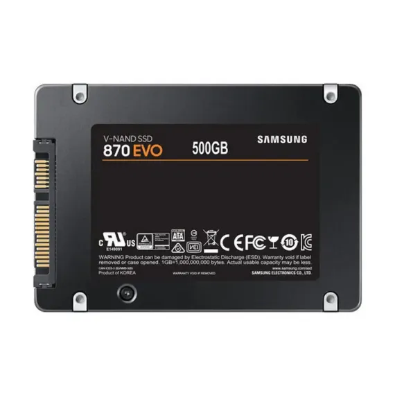 UNITATE SSD SAMSUNG 870 EVO  MZ-77E500, 500GB, MZ-77E500B/EU