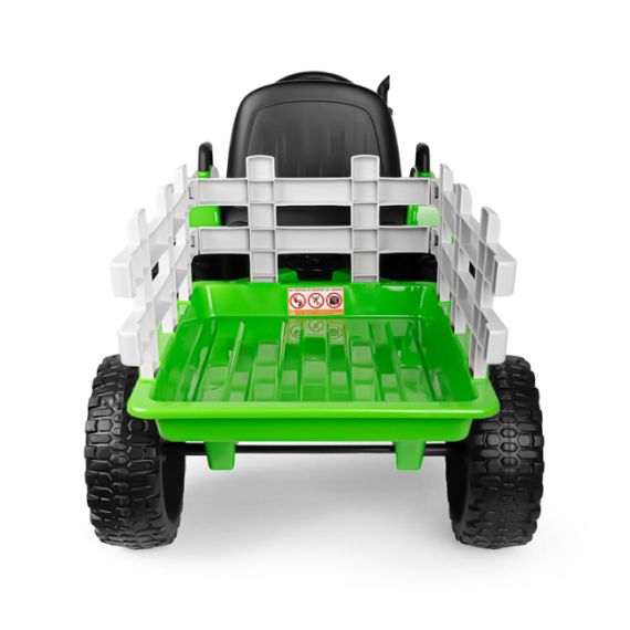 ЭЛЕКТРОТРАКТОР ЗЕЛЕННЫЙ С ПРИЦЕПОМ GB2236