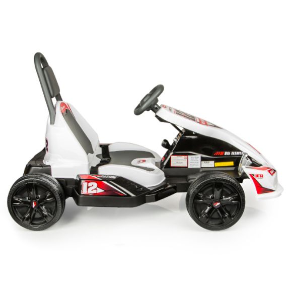 ЭЛЕКТРО GO KART БЕЛЫЙ