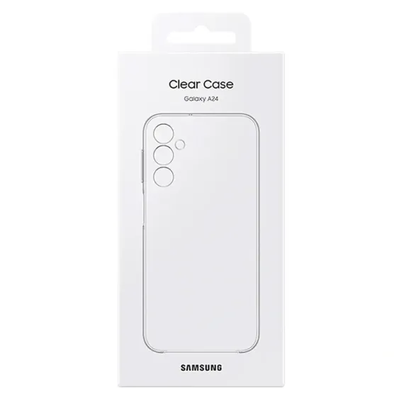 ЧЕХОЛ SAMSUNG CLEAR CASE GALAXY A24, ПРОЗРАЧНЫЙ