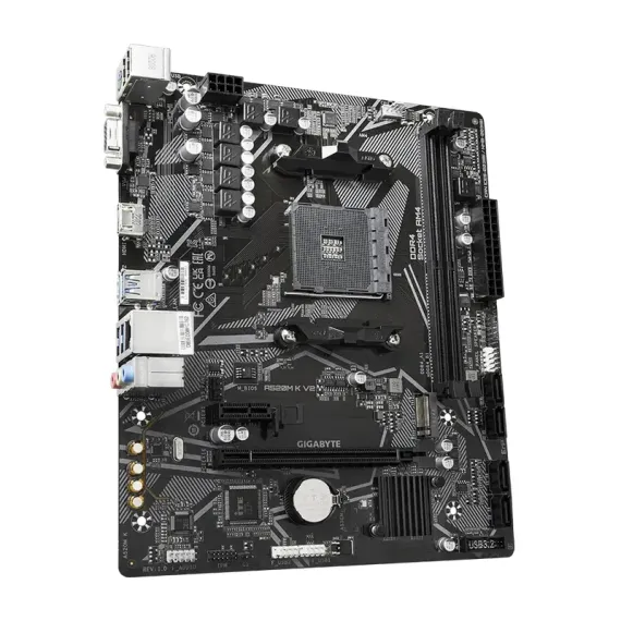 PLACA DE BAZA GIGABYTE A520M K V2, AM4, AMD A520, MICRO-ATX