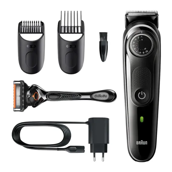 TRIMMER PENTRU BARBATI BRAUN BT5342, NEGRU | GRI