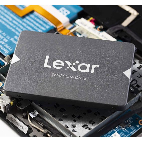 ВНУТРЕНИЙ ВЫСОКОСКОРОСТНОЙ НАКОПИТЕЛЬ 512GB SSD 2.5 LEXAR NS100 LNS100-512RB, READ 550MB/S, WRITE 450MB/S, SATA III 6.0 GBPS