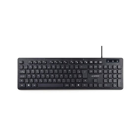 КЛАВИАТУРА GEMBIRD KB-MCH-04-RU SLIMLINE KEYBOARD WITH "CHOCOLATE" TYPE KEYS, 104 PCS, USB
