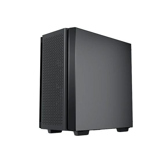 КОРПУС CASE MIDDLETOWER DEEPCOOL CG560 ATX BLACK, NO PSU, SIDE PANEL TEMPERED GLASS,  2XUSB3.0, AUDIO X 1/MIC X 1, PRE-INSTALLED LED FANS: FRONT 3X120MM, REAR 1X140MM (CARCASA/КОРПУС)