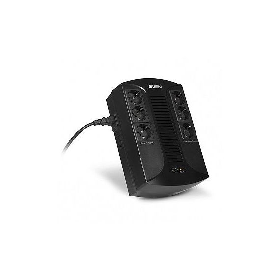 SVEN UP-L1000E LINE-INTERACTIVE, 1000VA/510W, AVR, INPUT 175~290V, OUTPUT 230V -14/+10%, 6 SCHUKO SOCKETS, (UPS, SURSA NEINTRERUPTIBILA DE ENERGIE/ ИБП ИСТОЧНИК БЕСПЕРЕБОЙНОГО ПИТАНИЯ)