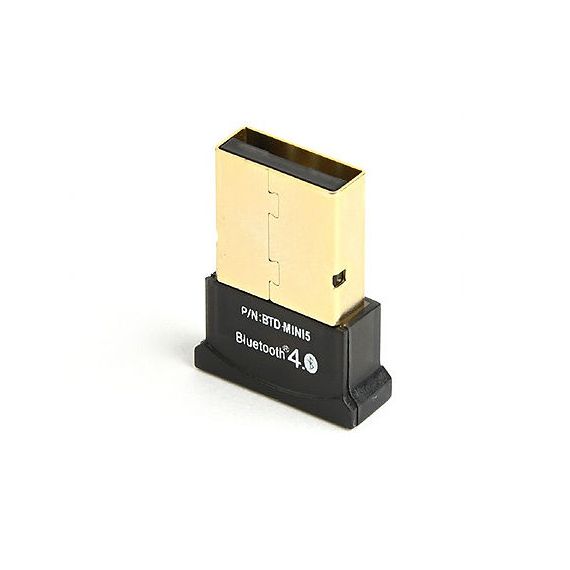 BLUETOOTH USB ADAPTER GEMBIRD "BTD-MINI5", CSR CHIPSET, ALLOWS CONNECTING BLUETOOTH KEYBOARDS, MICE, SPEAKERS, PHONES, TABLETS, ETC TO YOUR PC, UP TO 50 M OPERATING DISTANCE