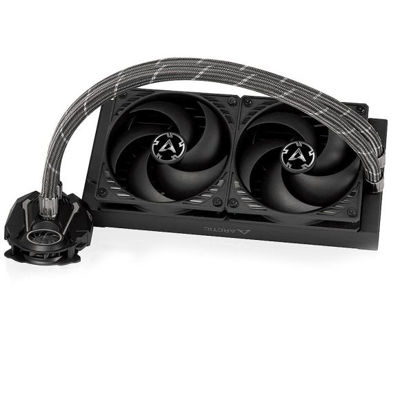 ARCTIC LIQUID FREEZER II 240 MULTI COMPATIBLE ALL-IN-ONE CPU WATER COOLER, INTEL 1700, 1200, 115X, 2011-3, 2066, AMD AM5, AM4, VRM FAN: 40MM 1000-3000RPM, PUMP: 800-2000RPM, 2X120MM FAN 200-1800RPM, FLUID DYNAMIC BEARING, ACFRE00046B