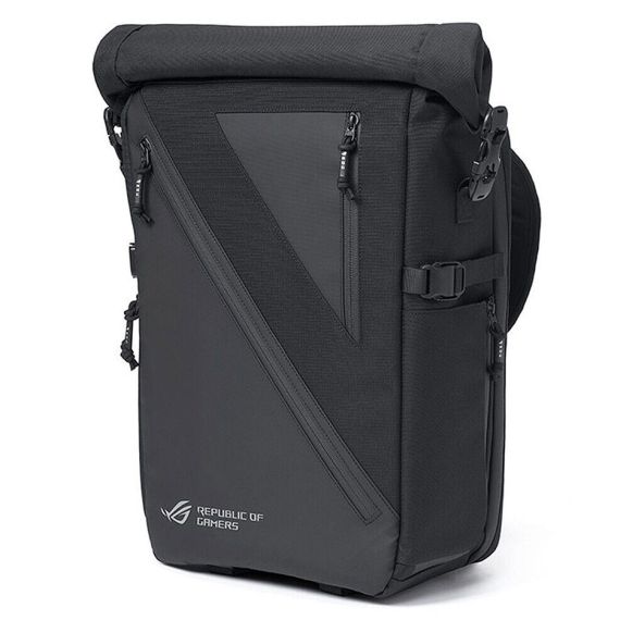 РЮКЗАК ASUS BP2702 ROG ARCHER GAMIING BACKPACK, FOR NOTEBOOKS UP TO 17 BLACK (МАКСИМАЛЬНО ПОДДЕРЖИВАЕМАЯ ДИАГОНАЛЬ 17 ДЮЙМ) 90XB07M0-BBP000