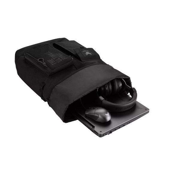 РЮКЗАК ASUS VP4700 TUF GAMING BACKPACK, FOR NOTEBOOKS UP TO 17 BLACK  (МАКСИМАЛЬНО ПОДДЕРЖИВАЕМАЯ ДИАГОНАЛЬ 17 ДЮЙМ), 90XB06Q0-BBP010 (ASUS)