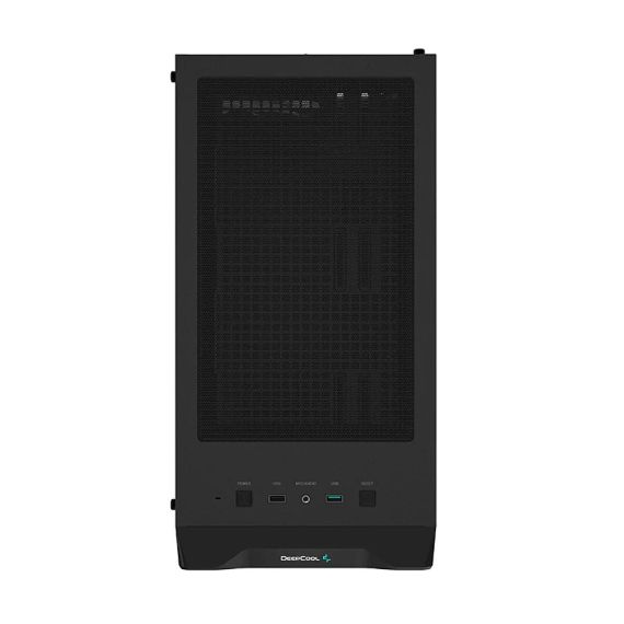 КОРПУС CASE MIDDLETOWER DEEPCOOL CC560 ATX BLACK, NO PSU, SIDE PANEL TEMPERED GLASS,  2XUSB3.0,1XUSB2.0, AUDIO X 1/MIC X 1, PRE-INSTALLED LED FANS: FRONT 3X120MM, REAR 1X140MM (CARCASA/КОРПУС)