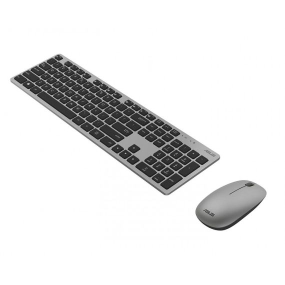 КЛАВИАТУРА + МЫШЬ ASUS W5000 GREY WIRELESS KEYBOARD+MOUSE USB 90XB0430-BKM1V0 (ASUS) (SET FARA FIR TASTATURA+MOUSE/БЕСПРОВОДНАЯ КЛАВИАТУРА+МЫШЬ В КОМПЛЕКТЕ)