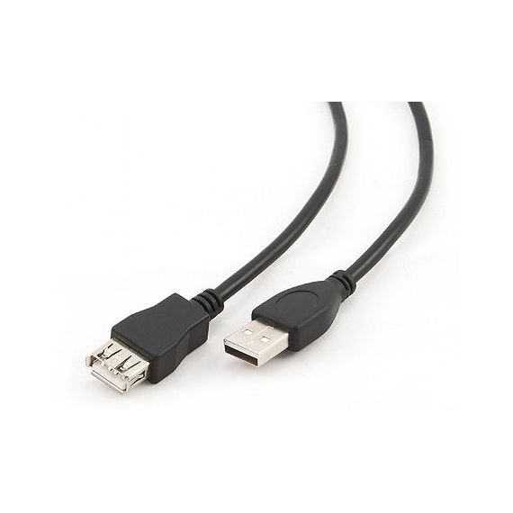 GEMBIRD CCF-USB2-AMAF-6 PREMIUM QUALITY USB 2.0 EXTENSION A-PLUG A-SOCKET CABLE 1.8M WITH FERRITE CORE