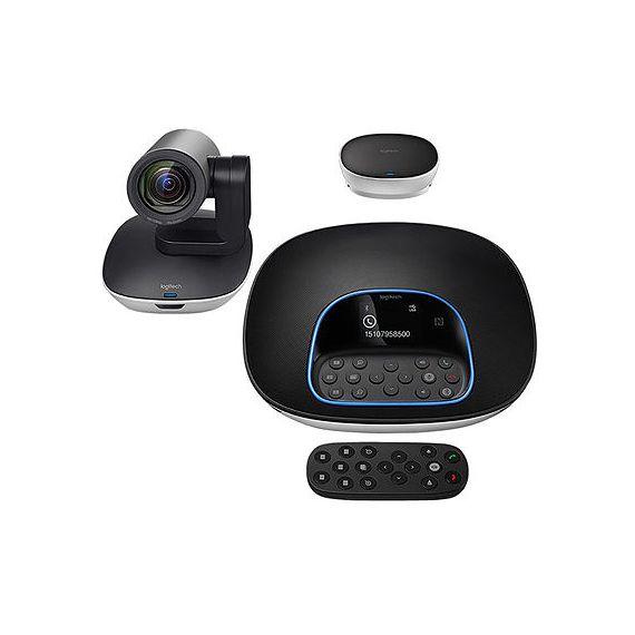 LOGITECH GROUP VIDEO CONFERENCING SYSTEM FOR MID TO LARGE ROOMS, FULL HD 1080P 30FPS, SMOOTH MOTORIZED PAN, TILT AND ZOOM, FULL-DUPLEX SPEAKERPHONE, 960-001057