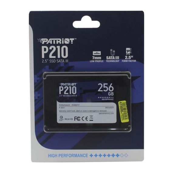 2,5" SSD PATRIOT P210 256GB