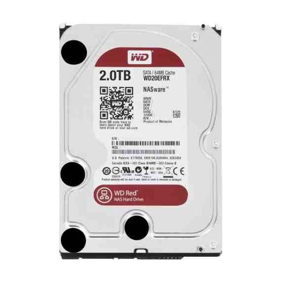 3.5" HDD 2.0TB  WESTERN DIGITAL WD20EFAX CAVIAR(R) RED(TM) NAS, SMR DRIVE, INTELLIPOWER, 256MB, SATAIII