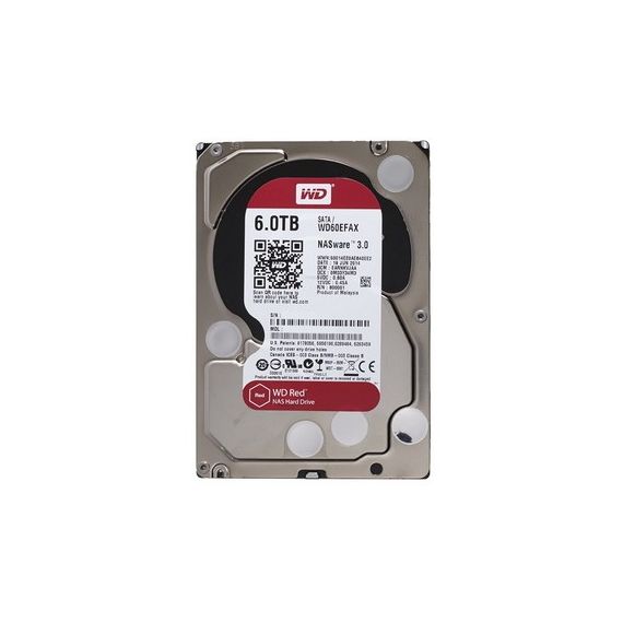 3.5'' HDD 6.0TB  WESTERN DIGITAL WD60EFAX CAVIAR(R) RED(TM) NAS, SMR DRIVE, INTELLIPOWER, 256MB, SATAIII