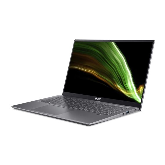 НОУТБУК 16.1" ACER SWIFT X (NX.AYKEU.006) / INTEL CORE I5 / 16GB / 512GB SSD / RTX 3050 / STEEL GRAY