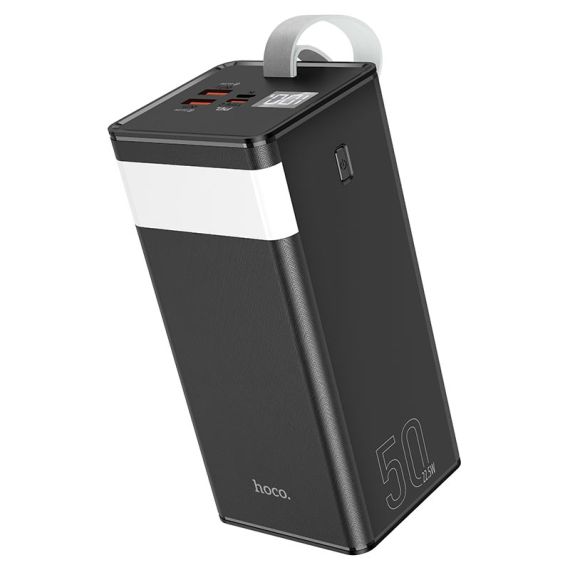 ПОРТАТИВНЫЙ АККУМУЛЯТОР HOCO J86A POWERMASTER / 22.5W / 50000MAH / BLACK
