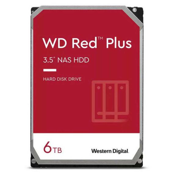 3.5'' HDD WESTERN DIGITAL WD60EFPX CAVIAR RED PLUS NAS / 6.0TB
