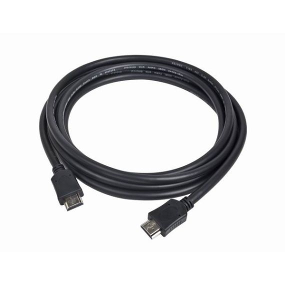 CABLE HDMI  CC-HDMI4-10M, 10 M, HDMI V.1.4, MALE-MALE, BLACK CABLE WITH GOLD-PLATED CONNECTORS, BULK PACKING
