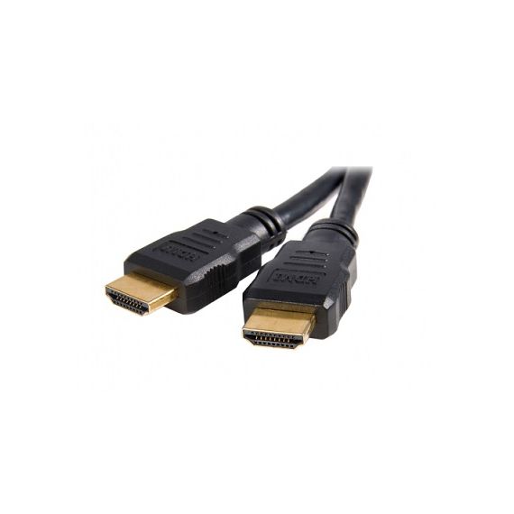 CABLE HDMI - 7.5M - BRACKTON "BASIC" K-HDE-SKB-0750.B, 7.5 M, HIGH SPEED HDMI(R) CABLE WITH ETHERNET, MALE-MALE, WITH GOLD PLATED CONTACTS, DOUBLE SHIELDED, WITH DUST CAPS
